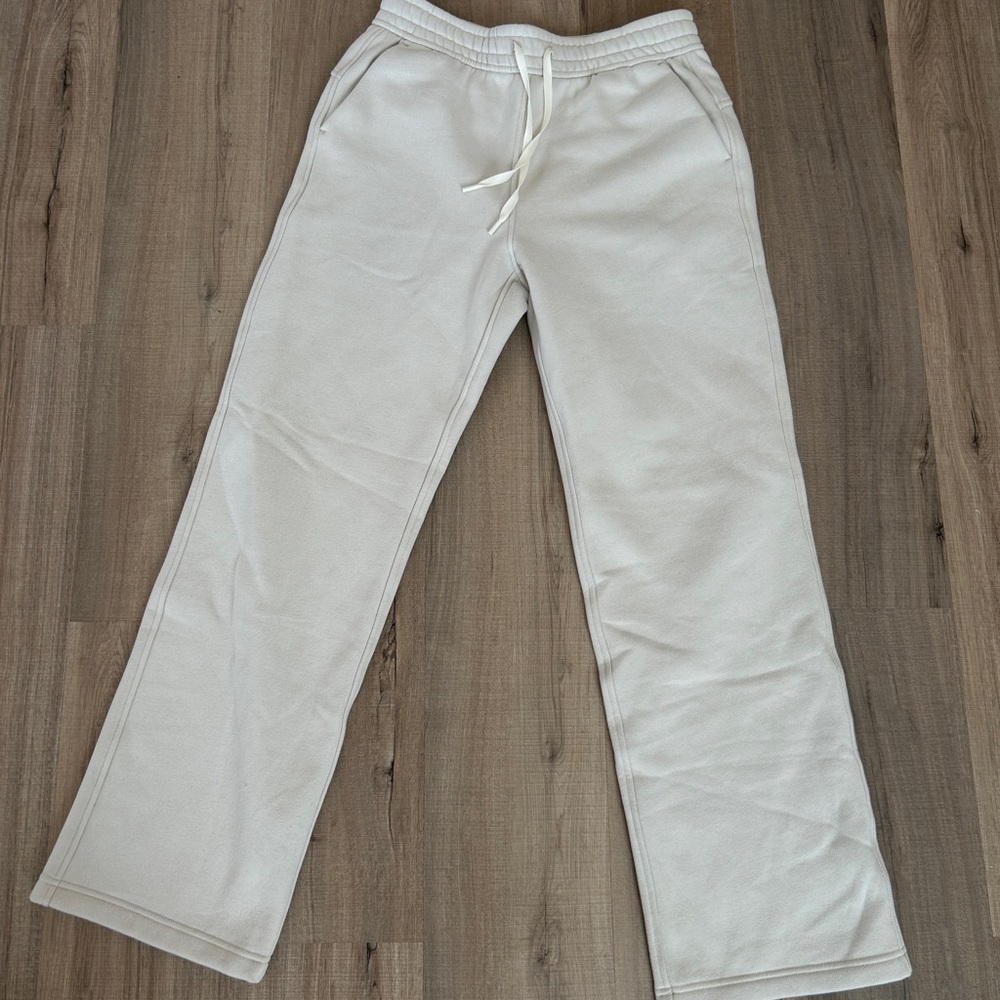 CRZ YOGA Cream Cozy Fleece-Lined Lounge Pants
